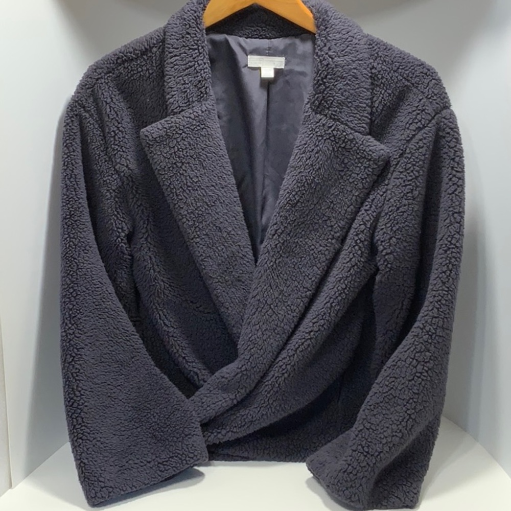 14th & Union Fuzzy coat, Women M